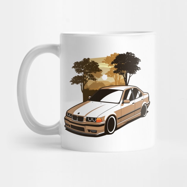 Brown E36 Saloon Safari by KaroCars